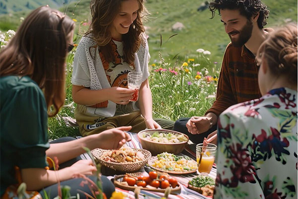 Hände die ein Koloskopiegerät halten